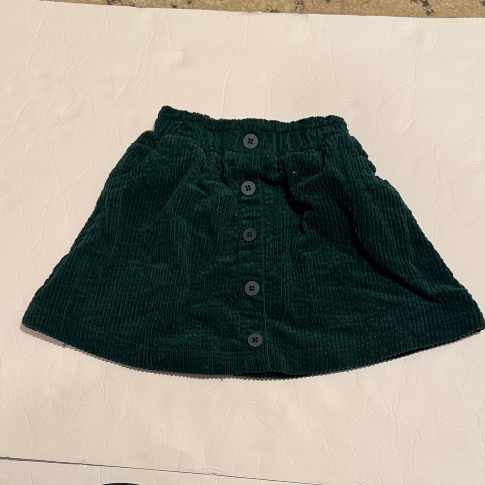 ✨Draper James Size 4, EUC Dark Green Corduroy Skirt